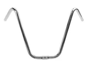 Guidon Potence 38 cm Apehanger (guidon polaire) Chrome Guidon Potence 38 cm Apehanger (guidon polaire) Chrome