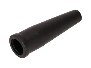 Poignée de gaz Domino en caoutchouc noir Poignée de gaz Domino en caoutchouc noir