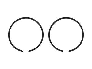Airsal Kolbenringe Ø 44 x 1.5 mm schwarz (Paar) | Tomos Airsal Kolbenringe Ø 44 x 1.5 mm schwarz (Paar) | Tomos