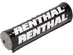 Protection de guidon RENTHAL noir / blanc / argent 22 cm Protection de guidon RENTHAL noir / blanc / argent 22 cm