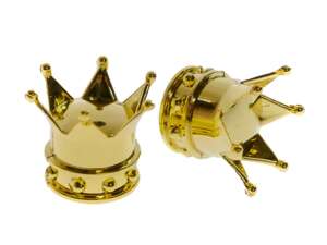 Ventilkappen Krone gold Ventilkappen Krone gold