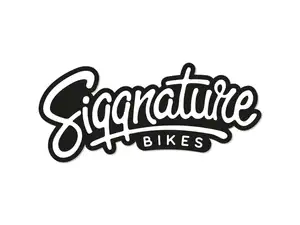 Autocollant Siggnature "Siggnature Bikes" 120 x 50 mm noir Autocollant Siggnature "Siggnature Bikes" 120 x 50 mm noir