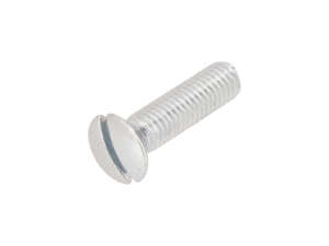 Vis M5x20 tête fraisée bombée fendue zinguée Vis M5x20 tête fraisée bombée fendue zinguée