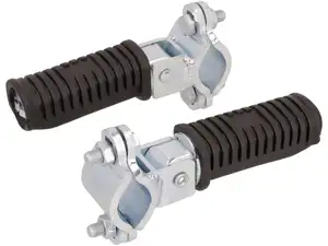 Folding footrests (round mount for clamping) Folding footrests (round mount for clamping)