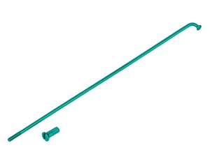 GPO 17" spoke single incl. nipple (2.9 x 188 mm) green GPO 17" spoke single incl. nipple (2.9 x 188 mm) green