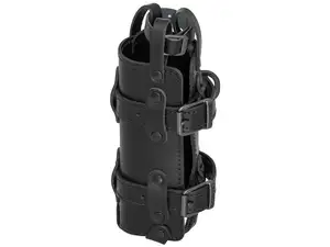 Porte-bouteille en cuir noir Porte-bouteille en cuir noir