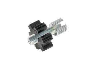 Vis de réglage Domino M6x18 fendue avec écrou plastique Vis de réglage Domino M6x18 fendue avec écrou plastique