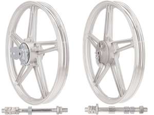 Jeu de jantes 17" en fonte argentée (5 branches) | Peugeot 103 Jeu de jantes 17" en fonte argentée (5 branches) | Peugeot 103