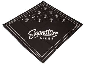 Siggnature Bandana noir / crème 50 x 50 cm Siggnature Bandana noir / crème 50 x 50 cm