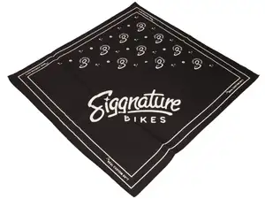 Siggnature Bandana 50 x 50 cm schwarz / creme Siggnature Bandana 50 x 50 cm schwarz / creme
