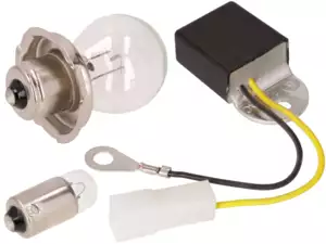 6V bulb set (P26s) with Leonelli voltage regulator | Puch 6V bulb set (P26s) with Leonelli voltage regulator | Puch
