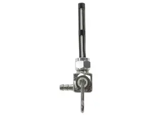 Robinet d'essence vertical M12x1 (avec écrou-raccord) sortant à gauche Robinet d'essence vertical M12x1 (avec écrou-raccord) sortant à gauche