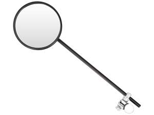 Bumm miroir rond inox noir Bumm miroir rond inox noir