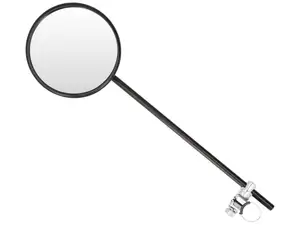 Bumm miroir rond inox noir Bumm miroir rond inox noir