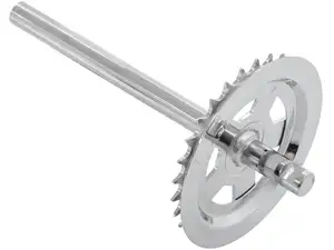 GPO Tretachse 28 Z. Keilnut Chrom | Piaggio Ciao GPO Tretachse 28 Z. Keilnut Chrom | Piaggio Ciao