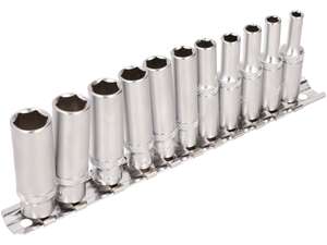 BGS 1/4" Stecknuss-Set 4 - 13 mm lang 11-tlg. BGS 1/4" Stecknuss-Set 4 - 13 mm lang 11-tlg.