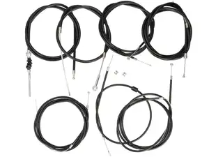 BGM cable set "Original" black | Vespa PX Lusso BGM cable set "Original" black | Vespa PX Lusso