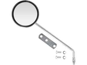 Vicma Round Mirror, Ø 106 mm, Left, Chrome | Vespa Large Frame, Small Frame Vicma Round Mirror, Ø 106 mm, Left, Chrome | Vespa Large Frame, Small Frame