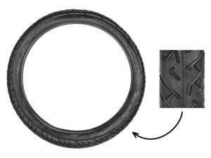 Pneu Fortune 2.25 x 17" F-854 4P.R. Semi-Slick Pneu Fortune 2.25 x 17" F-854 4P.R. Semi-Slick