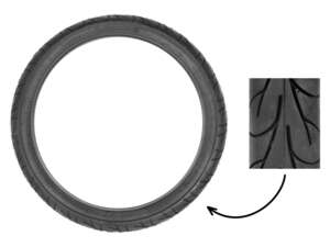 Pneus Continental 2.25 x 17" Go Semi-Slick Pneus Continental 2.25 x 17" Go Semi-Slick