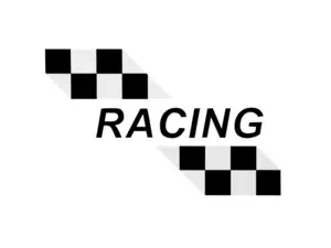 Autocollant Racing réservoir Puch X30 Sport (écriture noire) Autocollant Racing réservoir Puch X30 Sport (écriture noire)