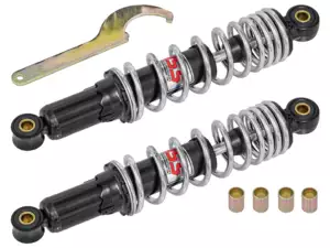 Amortisseur YSS 28 cm noir / chrome (pression d'huile) Amortisseur YSS 28 cm noir / chrome (pression d'huile)