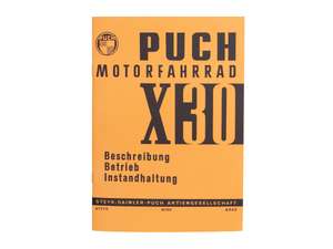 Mode d'emploi | Puch X30 Velux 1ère édition Mode d'emploi | Puch X30 Velux 1ère édition
