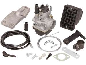Malossi kit carburateur Dellorto 19/19 boîtier course | Piaggio Ciao, SI, Bravo, Boxer Malossi kit carburateur Dellorto 19/19 boîtier course | Piaggio Ciao, SI, Bravo, Boxer