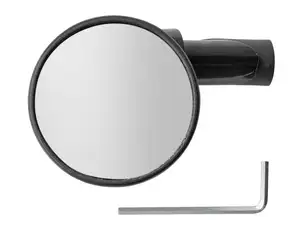 Miroir Bumm rond 6 cm à emboîter noir Miroir Bumm rond 6 cm à emboîter noir