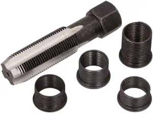 BGS Kit de réparation du filetage des bougies d'allumage M14x1.25 5 pièces BGS Kit de réparation du filetage des bougies d'allumage M14x1.25 5 pièces