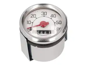 Tachymètre 60 km/h Ø 48 mm réplique Veglia | Piaggio Ciao, SI, Bravo, Boxer Tachymètre 60 km/h Ø 48 mm réplique Veglia | Piaggio Ciao, SI, Bravo, Boxer