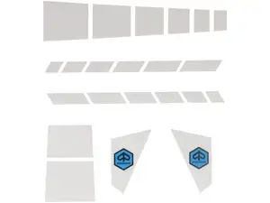 Set di adesivi cornice bianca | Piaggio SUPERbravo Set di adesivi cornice bianca | Piaggio SUPERbravo