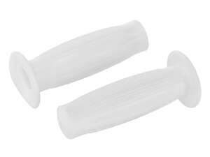White grooved handles White grooved handles