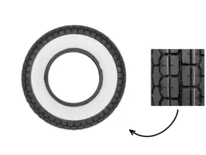 Mitas 4.00 x 8" tires B13 Allround whitewall (Scooter) Mitas 4.00 x 8" tires B13 Allround whitewall (Scooter)