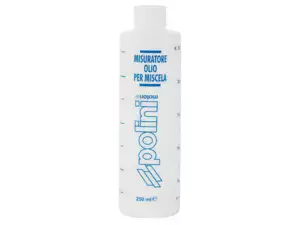 Récipient de mesure d'huile Polini 250 ml (avec 7 rapports de mélange) Récipient de mesure d'huile Polini 250 ml (avec 7 rapports de mélange)