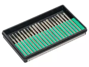BGS Set de meules diamantées petit 20 pcs (prise 3 mm) BGS Set de meules diamantées petit 20 pcs (prise 3 mm)