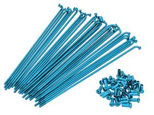 GPO 19" Jeu de rayons avec écrous (2.9 x 212 mm) bleu GPO 19" Jeu de rayons avec écrous (2.9 x 212 mm) bleu