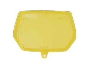 Verre Phare carré jaune Verre Phare carré jaune