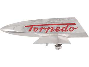 Tôle de protection figure décorative "Torpedo" NOS Tôle de protection figure décorative "Torpedo" NOS