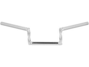 Guidon plaque de fourche 12 cm "Z" torsadé chrome Guidon plaque de fourche 12 cm "Z" torsadé chrome