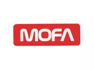 mk-Merch Autocollant "MOFA" 60 x 20 mm rouge mk-Merch Autocollant "MOFA" 60 x 20 mm rouge