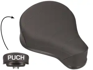 selle à suspension "PUCH" basse avec boîte à outils noire (qualité 1A) selle à suspension "PUCH" basse avec boîte à outils noire (qualité 1A)