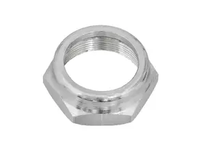 Écrou de pivot de fourche M26x1 ouvert bas Potence Chrome Écrou de pivot de fourche M26x1 ouvert bas Potence Chrome