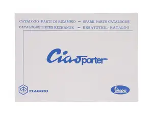 Catalogue de pièces détachées | Piaggio Ciao Porter Catalogue de pièces détachées | Piaggio Ciao Porter