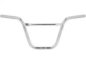 Handlebar fork plate 30 cm curved with chrome strut Handlebar fork plate 30 cm curved with chrome strut