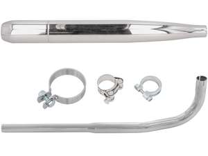 GPO Kit d'échappement cigare Ø 28 / 60 mm chrome | Sachs 503 2AL, 2BL GPO Kit d'échappement cigare Ø 28 / 60 mm chrome | Sachs 503 2AL, 2BL