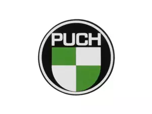 Autocollant blason "PUCH" Ø 40 mm Autocollant blason "PUCH" Ø 40 mm