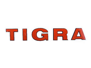 Autocollant «TIGRA», nouveau modèle, 84 x 12 mm | Tigra Autocollant «TIGRA», nouveau modèle, 84 x 12 mm | Tigra