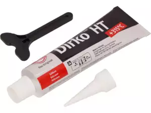 Elring Dirko HT mastic d'étanchéité noir (silicone) 70 ml élasticité permanente jusqu'à 315°C Elring Dirko HT mastic d'étanchéité noir (silicone) 70 ml élasticité permanente jusqu'à 315°C