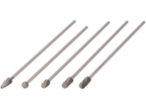 Jeu de fraises de 100 mm en carbure (embout de 3 mm), 5 pièces Jeu de fraises de 100 mm en carbure (embout de 3 mm), 5 pièces